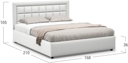 Кровать двуспальная Noemi New 160х200 Модель 1222