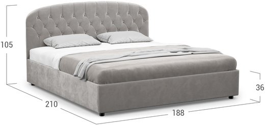 Кровать двуспальная Bianca New 180х200 Модель 1227