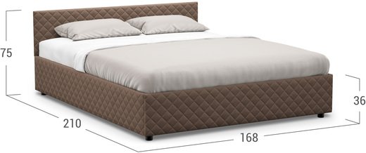 Кровать двуспальная Prima Style New 160х200 Модель 1221