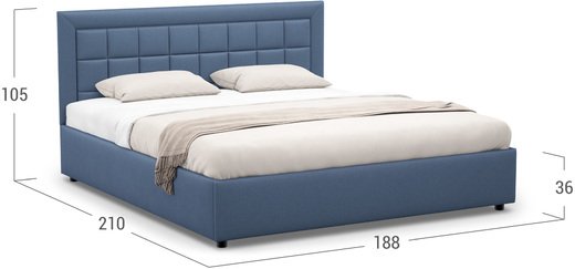 Кровать двуспальная Noemi New 180х200 Модель 1222