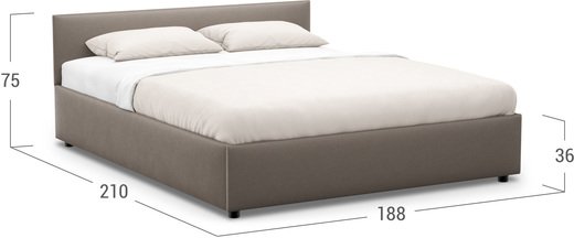 Кровать двуспальная Prima Classic New 180х200 Модель 1220