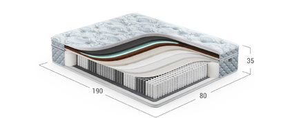 MOON ELIXIR Prestige H 877 матрас 80x190