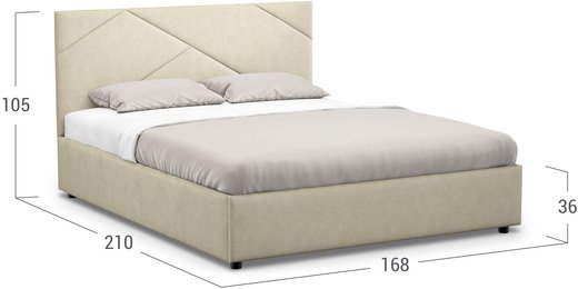 Кровать двуспальная Alba New 160х200 Модель 1226