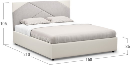 Кровать двуспальная Alba New 160х200 Модель 1226