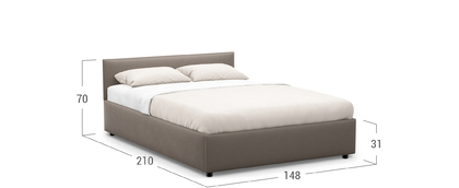 Кровать двуспальная MOON FAMILY 1220 140х200