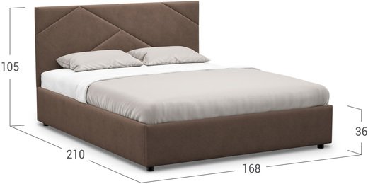Кровать двуспальная Alba New 160х200 Модель 1226