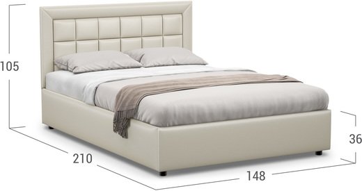 Кровать двуспальная Noemi New 140х200 Модель 1222