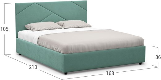 Кровать двуспальная Alba New 160х200 Модель 1226