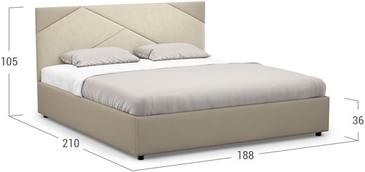 Кровать двуспальная Alba New 180х200 Модель 1226