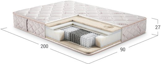 Copper Immuna 645 матрас 90x200