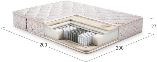 Copper Immuna 645 матрас 200x200