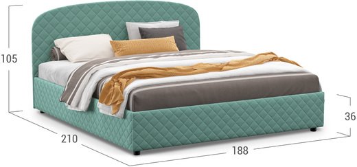 Кровать двуспальная Allegro New 180х200 Модель 1224