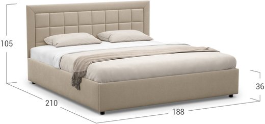 Кровать двуспальная Noemi New 180х200 Модель 1222