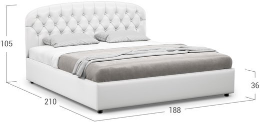 Кровать двуспальная Bianca New 180х200 Модель 1227