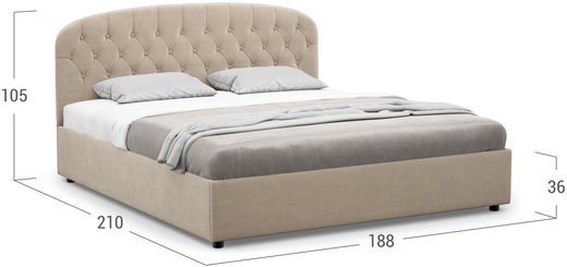 Кровать двуспальная Bianca New 180х200 Модель 1227