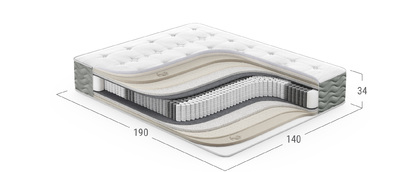 MOON DREAM Comfort S 856 матрас 140x190