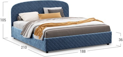 Кровать двуспальная Allegro New 180х200 Модель 1224