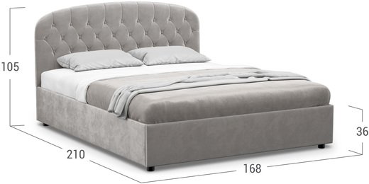 Кровать двуспальная Bianca New 160х200 Модель 1227