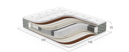 MOON DREAM Comfort H 854 матрас 140x190