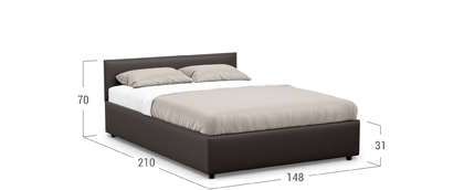 Кровать двуспальная MOON FAMILY 1220 140х200