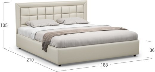 Кровать двуспальная Noemi New 180х200 Модель 1222
