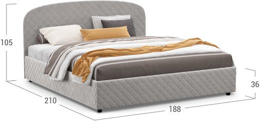 Кровать двуспальная Allegro New 180х200 Модель 1224