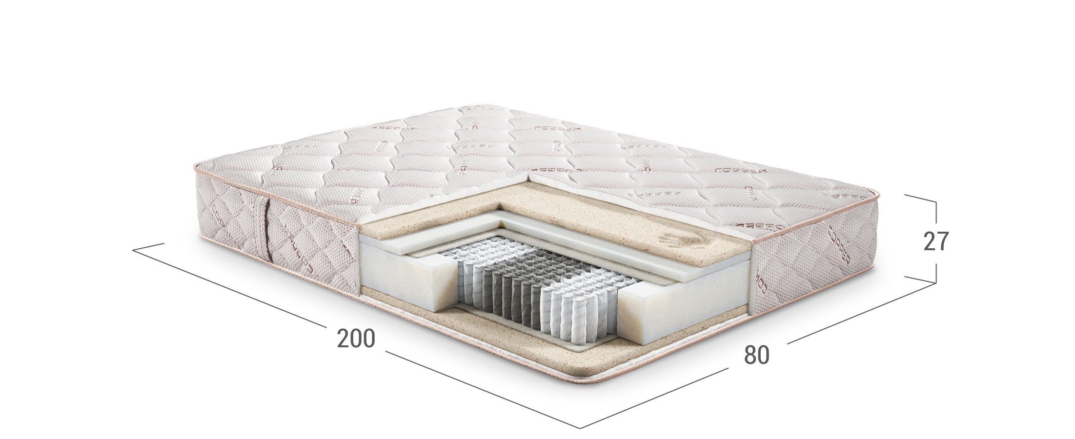 Copper Immuna 645 матрас 80x200