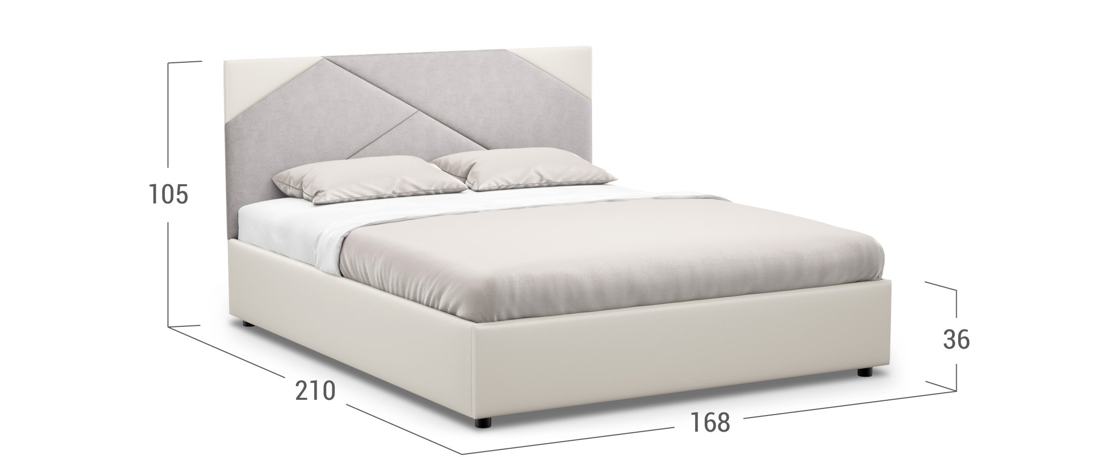 Кровать двуспальная Alba New 160х200 Модель 1226